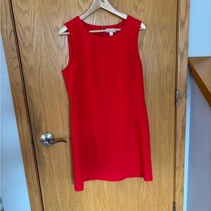 Red Sleeveless Dress